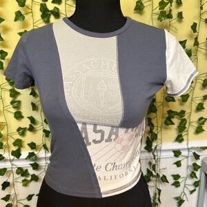 Hollister Crop Top Patchwork